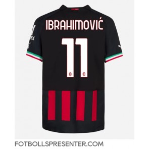 AC Milan Zlatan Ibrahimovic #11 Hemma Matchtröja 2022-23 Kortärmad